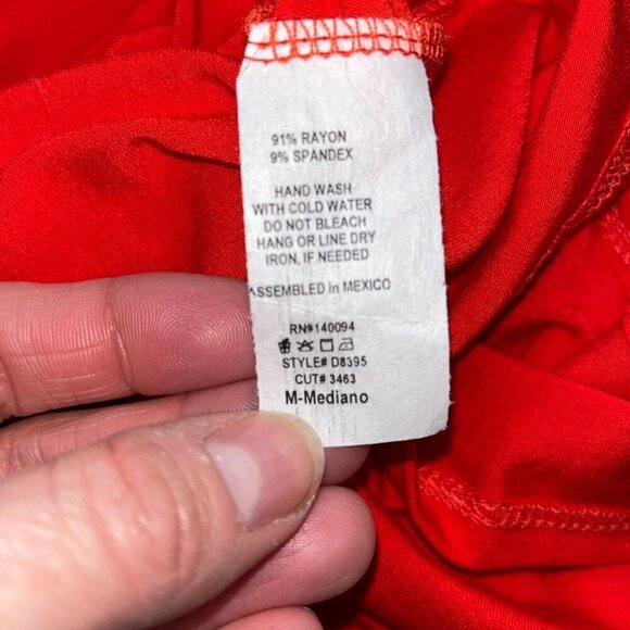 See You Monday Orange Side-Cutout Midi Dress - NWT Size M - Picture 10 of 11